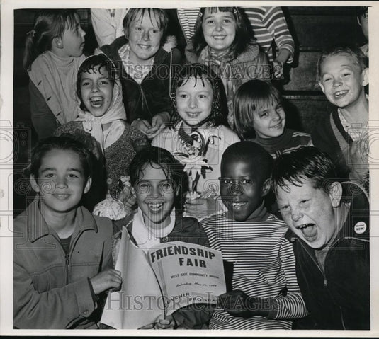 1968 Press Photo Kids At West Side Community Fair - nee56462 - Historic Images