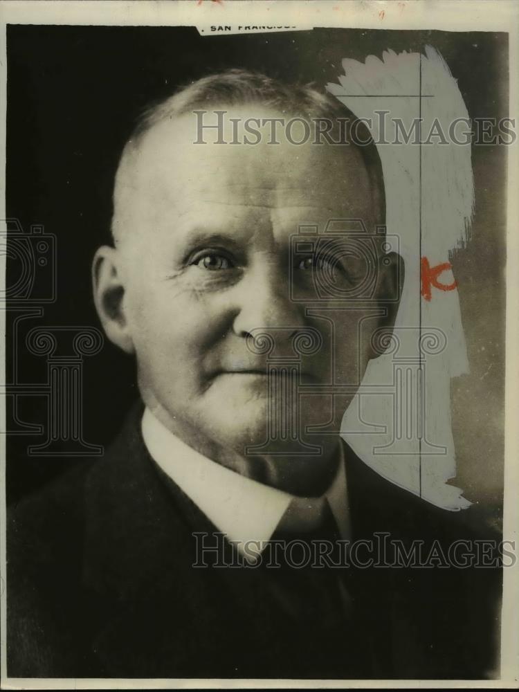 1929 Press Photo Fred Herrick Involuntary Bankruptcy - nee53193 - Historic Images