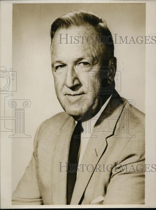 1961 Press Photo Dr. Charles A. Doan Dean & Director Of Medical Research - Historic Images