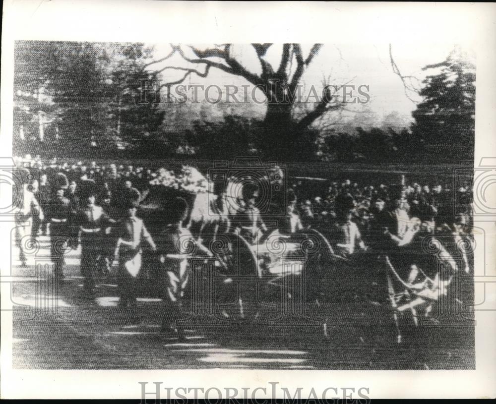 1936 Press Photo Cakset of King George Sandringham, England - nee56690 - Historic Images