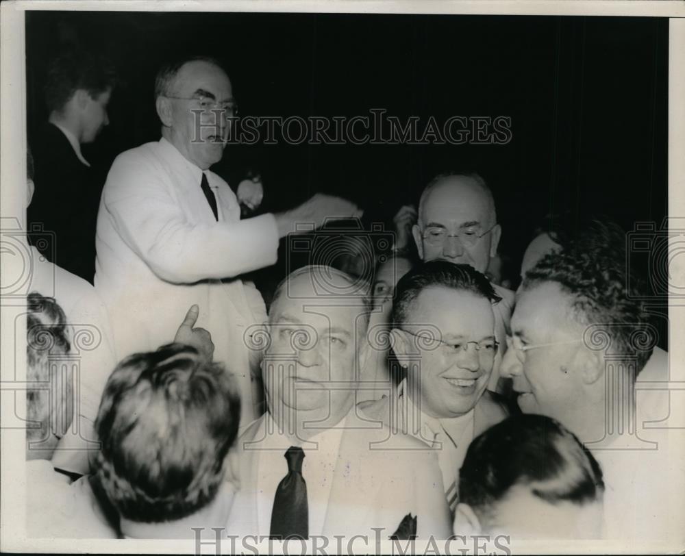 1937 Press Photo William B Bankhead Speaker of the House Adjourning Congress - Historic Images