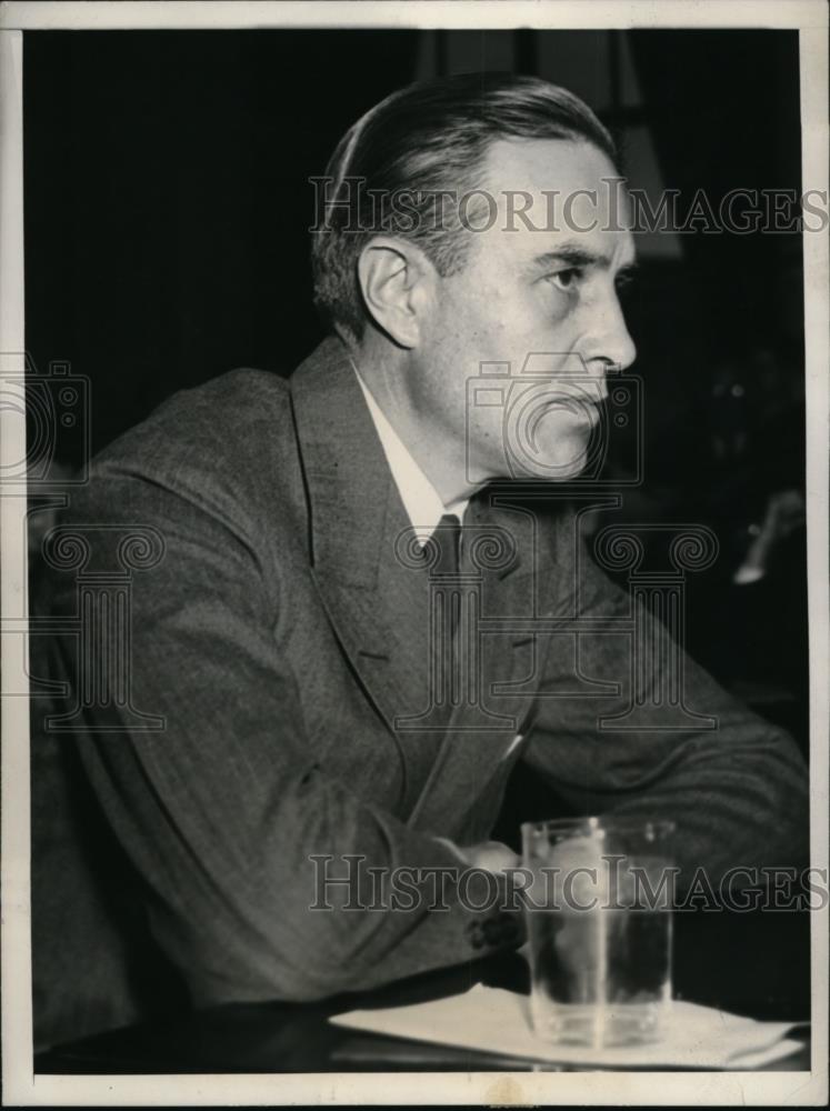 1939 Press Photo Washington DC W Averill Harriman testified before Commerce Com. - Historic Images