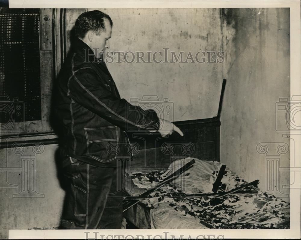 1940 Press Photo Georgia State Hospital for Insane 700 Men Flee Hospital - Historic Images