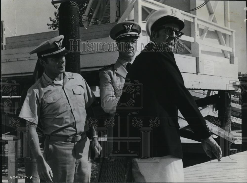 1970 Press Photo Robert Morse Don Ameche Phil Silvers "The Boatniks" - cvp32207 - Historic Images