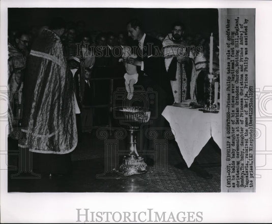 1957 Press Photo Prince Philip of England - Historic Images