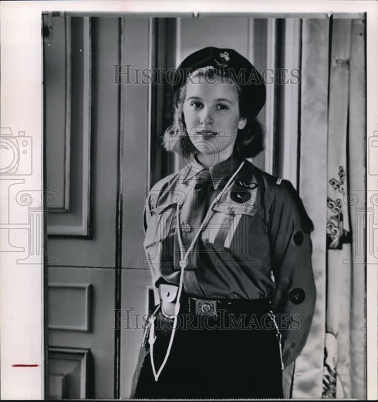 1963 Press Photo Princess Anne of Great Britain is 13 today. - Historic Images
