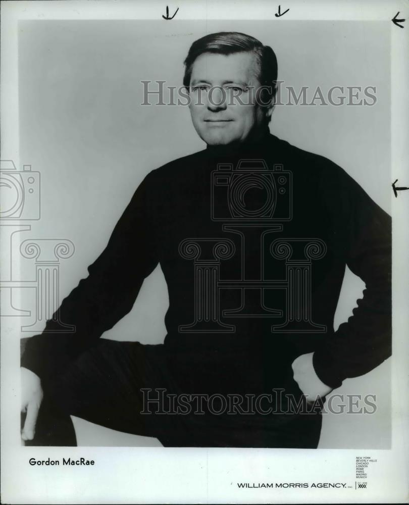 1978 Press Photo Gordon MacRae - cvp35963 - Historic Images