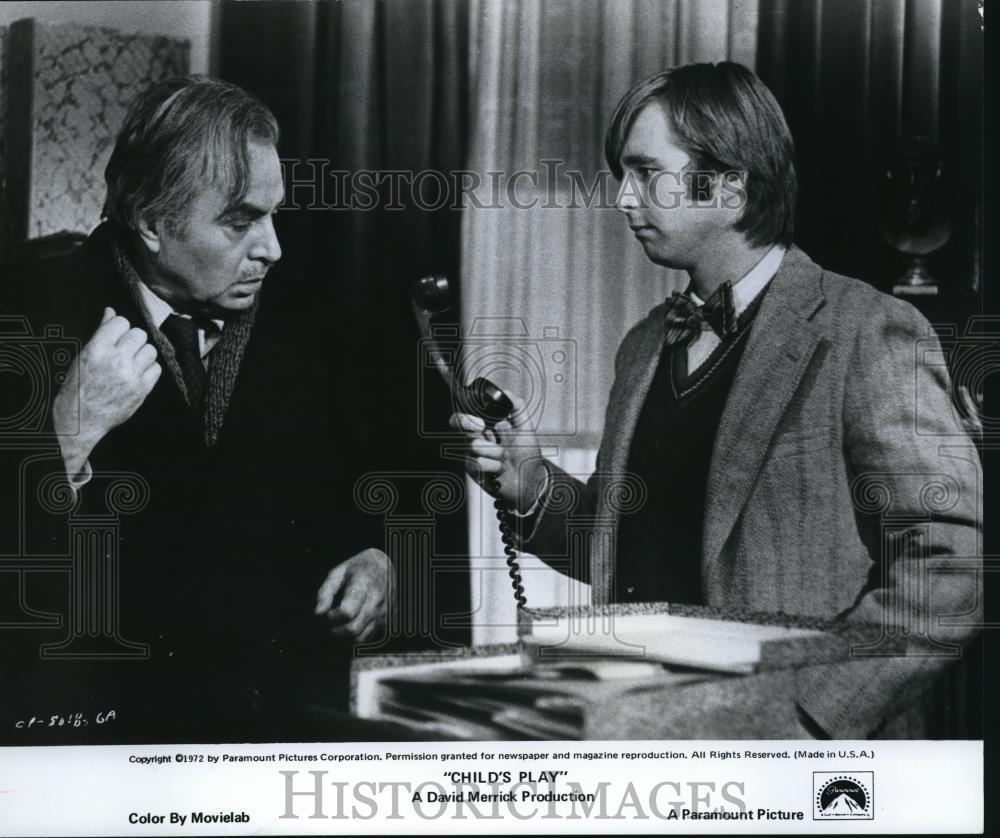 1977 Press Photo James Mason & Beau Bridges in Child's Play - cvp37855 - Historic Images
