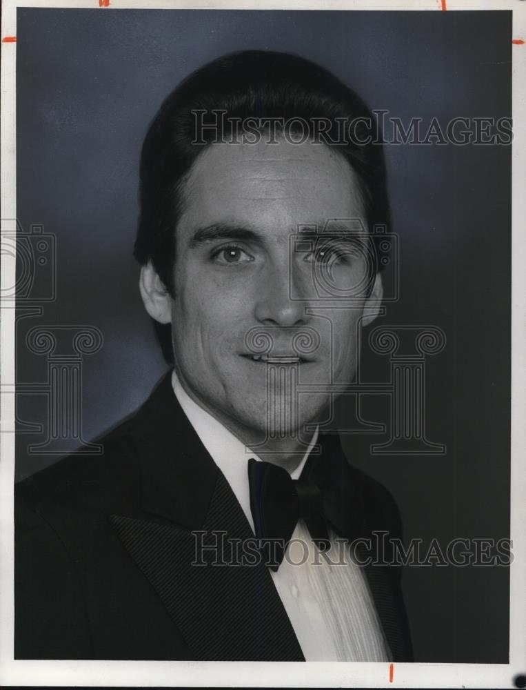 1978 Press Photo Bill Lombardo in New year's eve with guy Lombardo's Royal Can - Historic Images