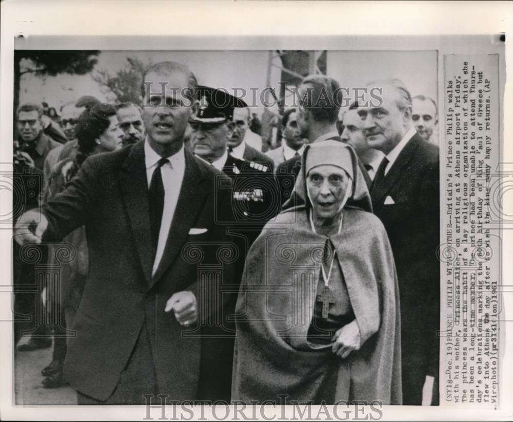 1961 Press Photo Prince Philip of England - Historic Images