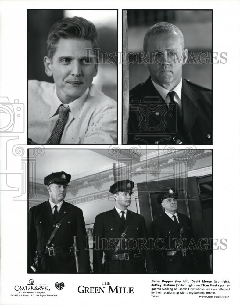 1999 Press Photo Barry Pepper & Tom Hanks in The Green Mile - cvp39292 - Historic Images