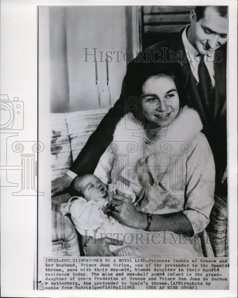 1963 Press Photo Newcomer to a Royal LIne - Historic Images