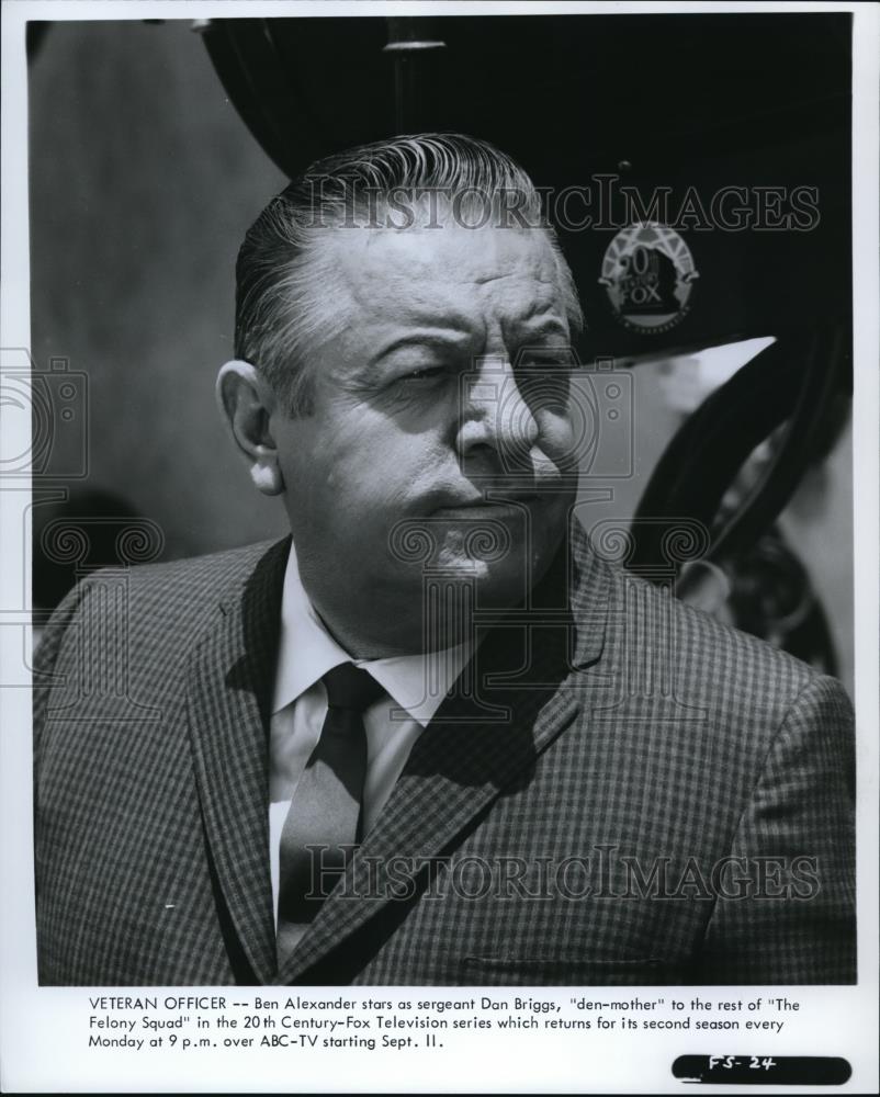 1967 Press Photo Ben Alexander in The Felony Squad - cvp34280 - Historic Images
