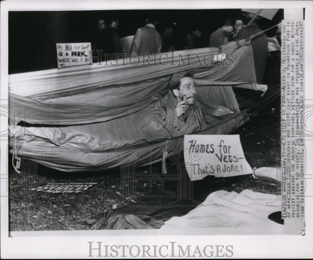 1941 Press Photo Allen J. Holzinger - Historic Images