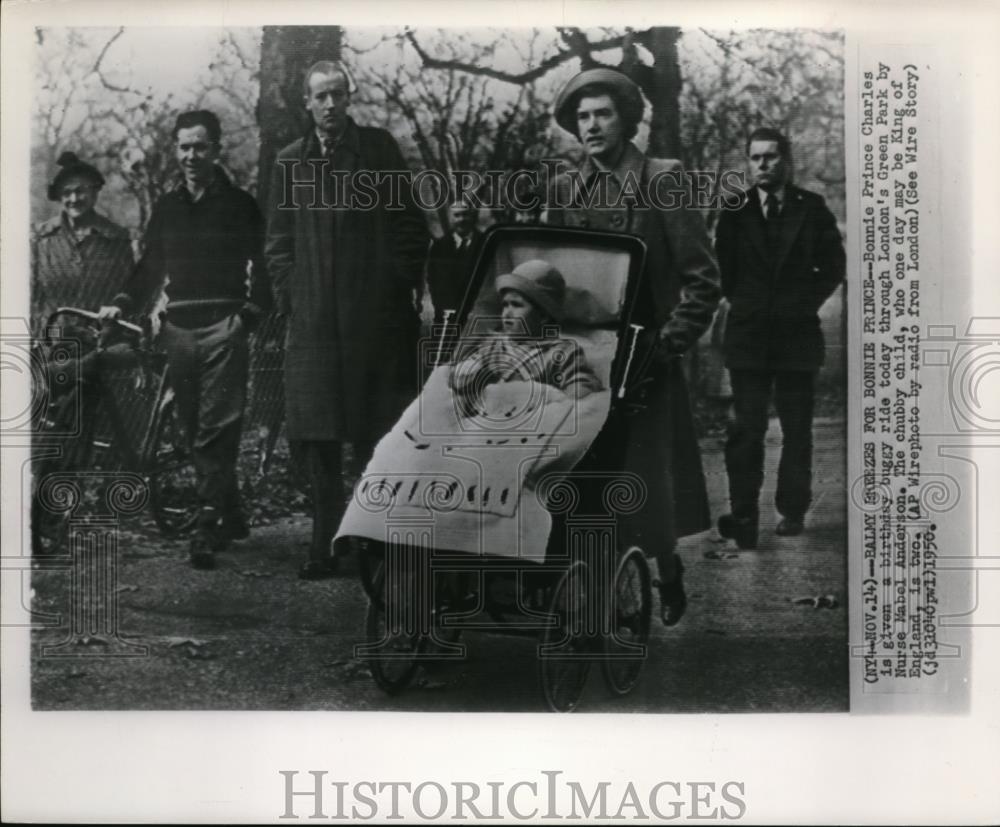 1950 Press Photo Prince Charles of England - Historic Images