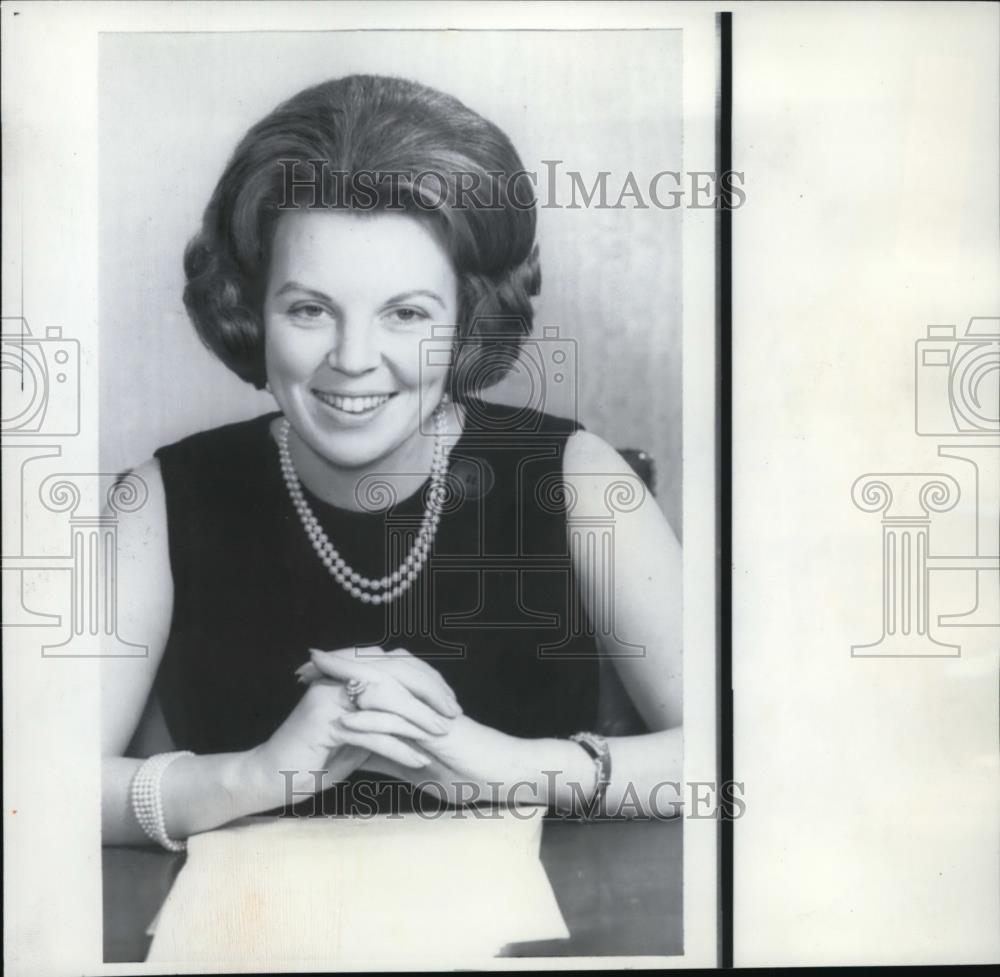 1967 Press Photo Crown Princess Beatrix gave birth to a son at Utrecht, Holland - Historic Images