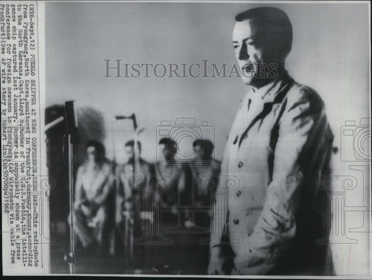 1968 Press Photo Captain Lloyd Bucher of the U.S.S. Pueblo - Historic Images