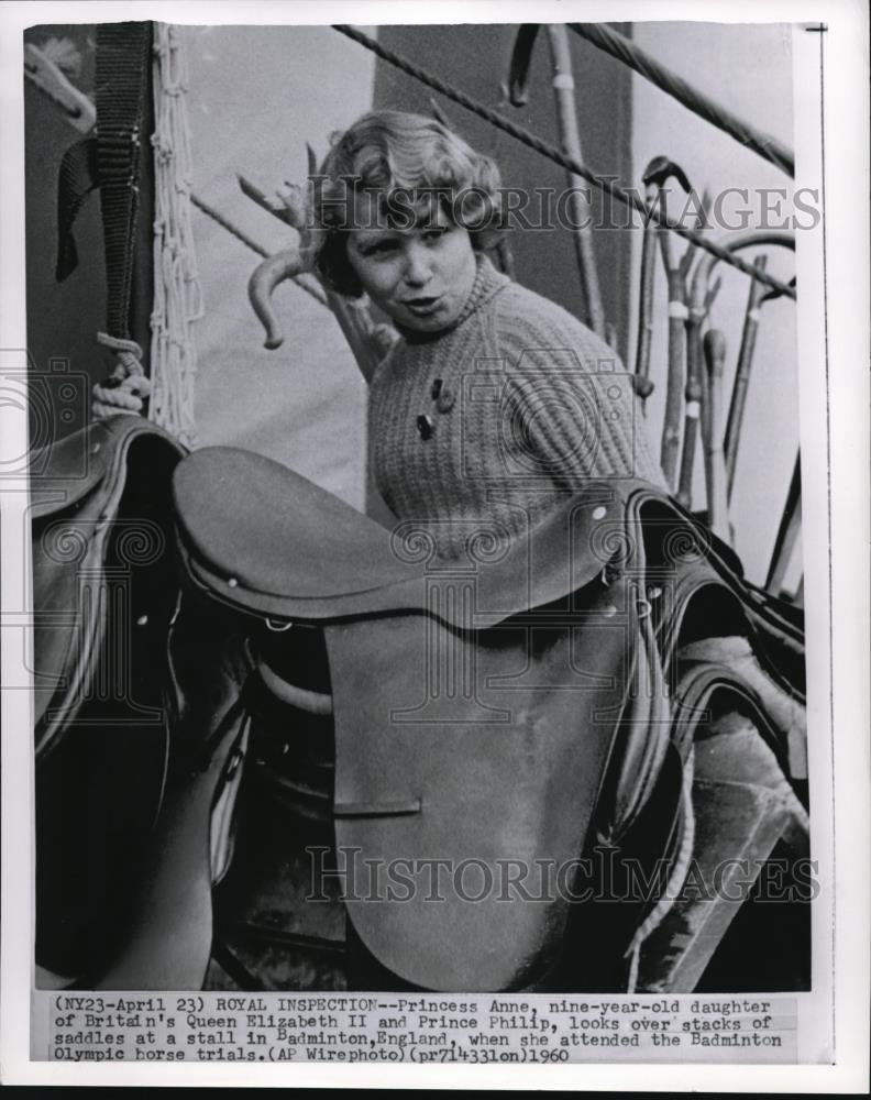 1960 Press Photo England Royal Family Princess Anne - 49 - Historic Images