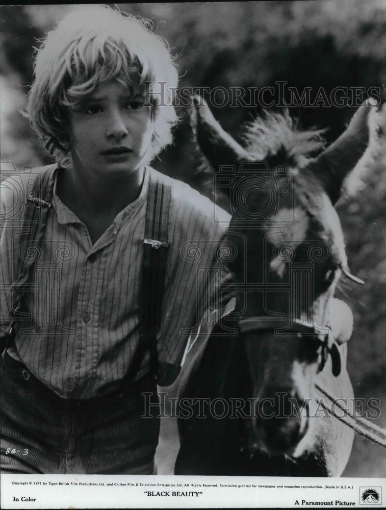 1973 Press Photo Mark Lester in Black Beauty - cvp31337 - Historic Images