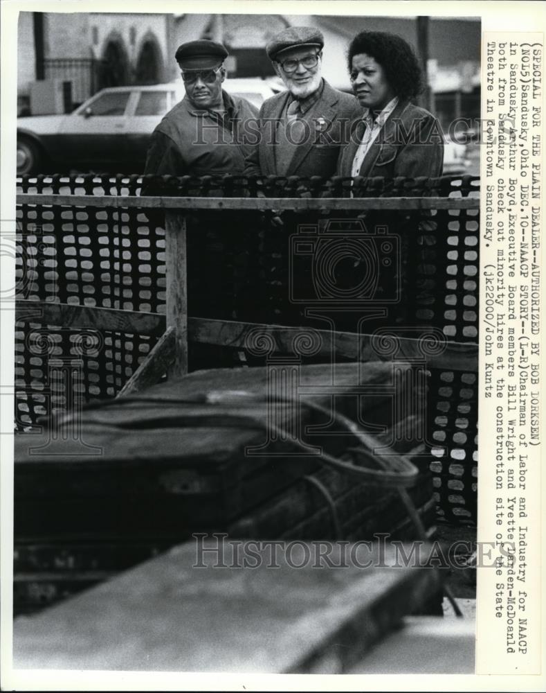 1992 Press Photo Chairman of Labor and Industry for NAACP, Arthur Boyd - Historic Images