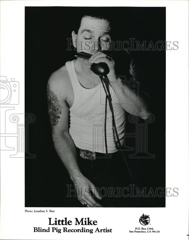 1993 Press Photo Little Mike American Blues Singer and Musician - cvp38606 - Historic Images