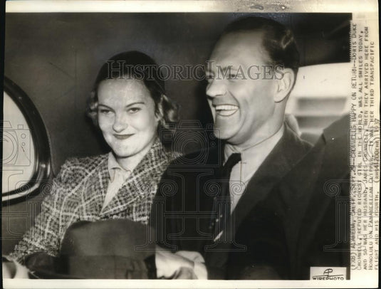 1937 Press Photo Doris Duke Cromwell, reputed richest girl in the world - Historic Images