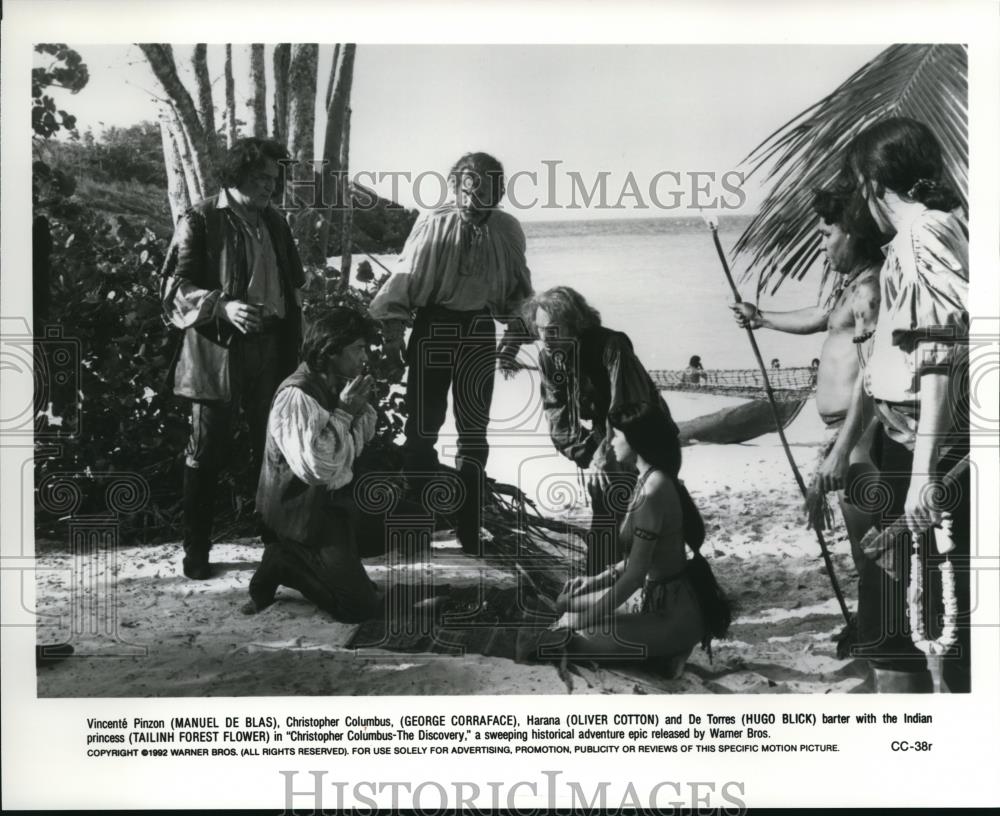 1993 Press Photo Manuel De Blas George Corraface Oliver Cotton Hugo Blick - Historic Images