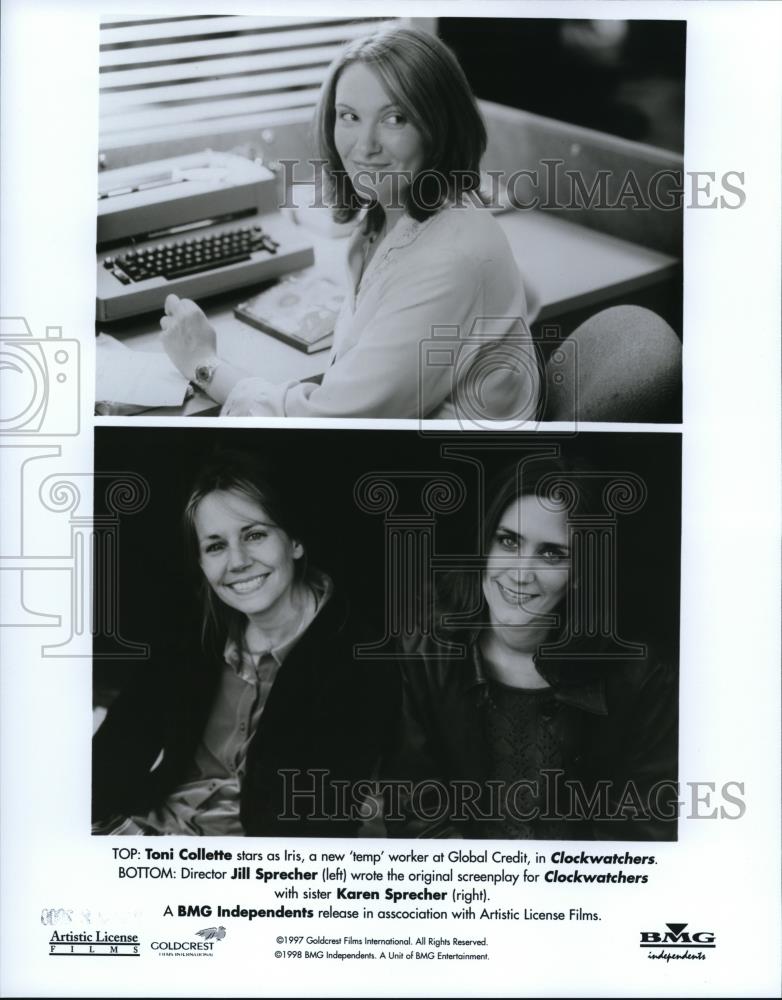 2000 Press Photo Toni Collette stars in Clockwatchers from Artistic License Film - Historic Images