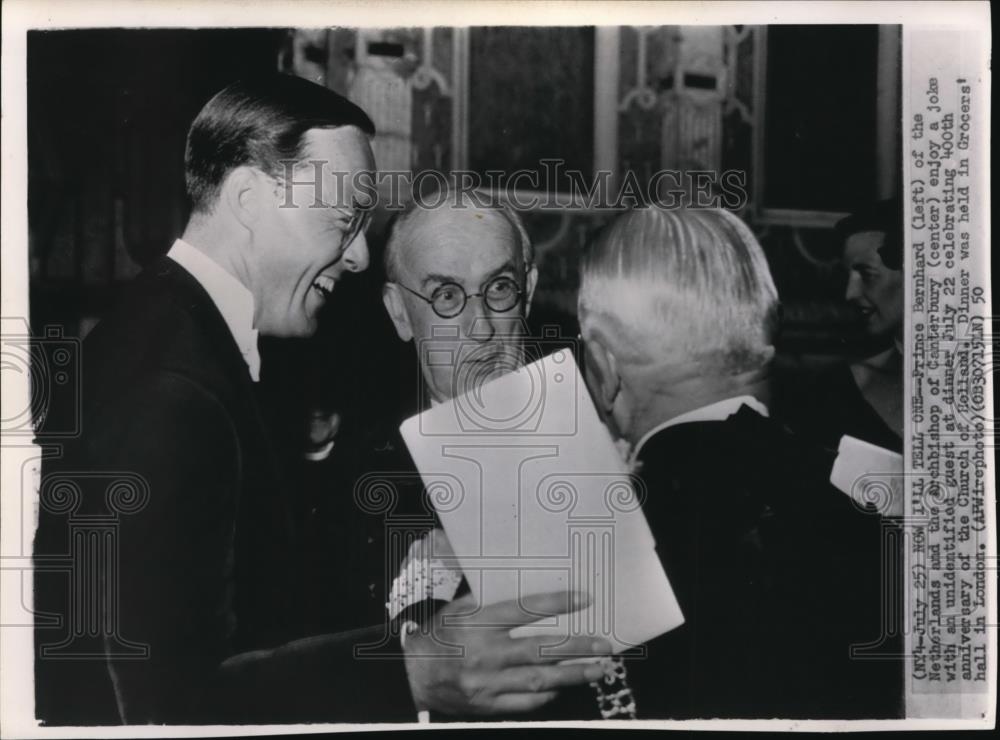 1950 Press Photo Netherlands Prince Bernhard - Historic Images