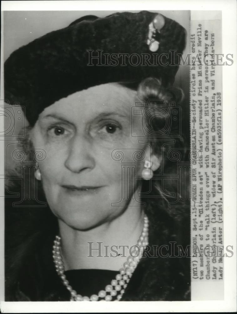 1968 Press Photo Lady Nancy Astor - Historic Images