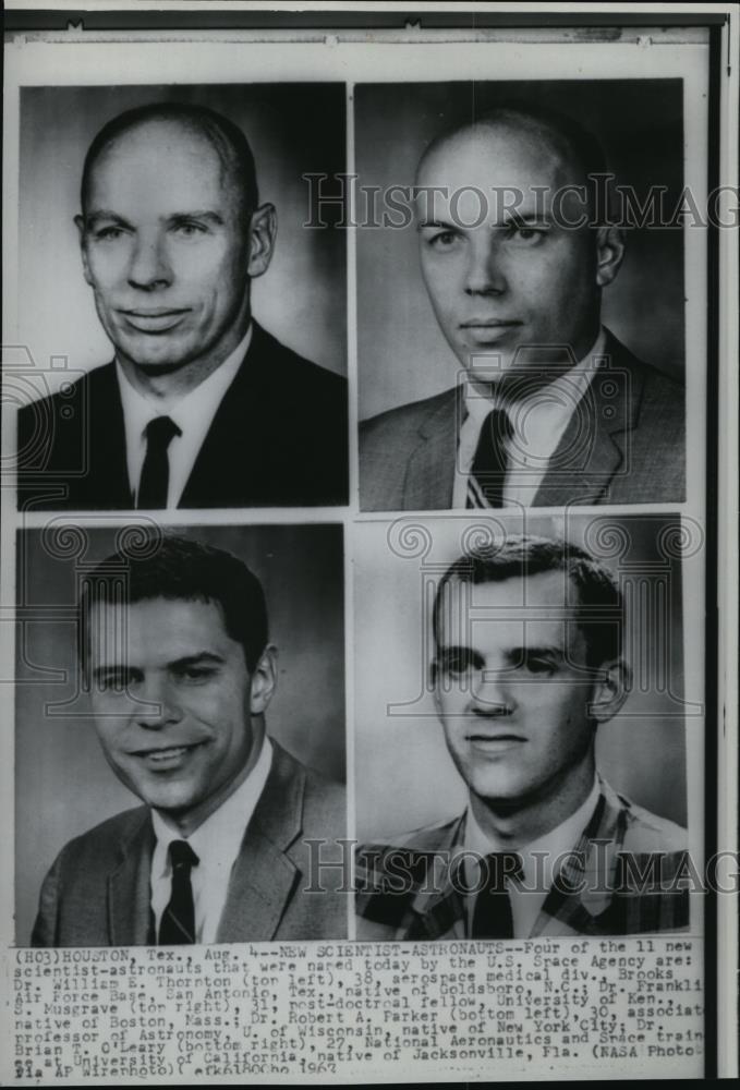 1967 Press Photo Four of the 11 new scientist-astronauts that were named today - Historic Images