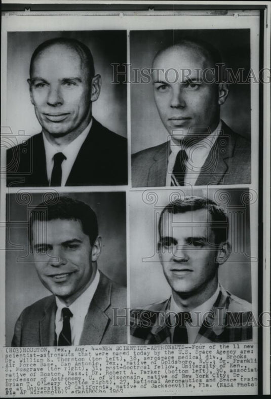 1967 Press Photo Four of the 11 new scientist-astronauts that were named today - Historic Images