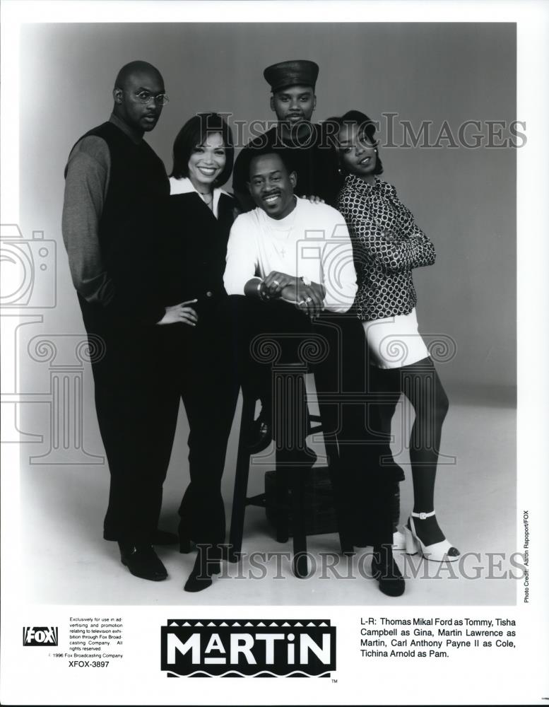 1998 Press Photo Tisha Campbell, Martin Lawrence & Cast of Martin - cvp36505 - Historic Images