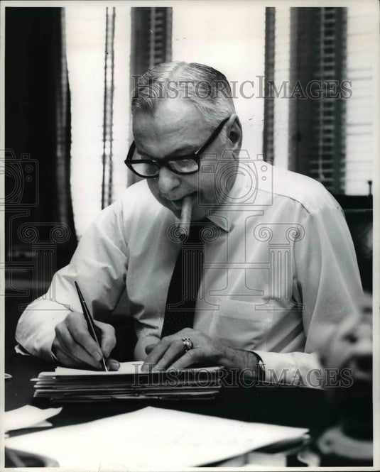 1970 Press Photo Charles Luna President United Transportation Union - Historic Images