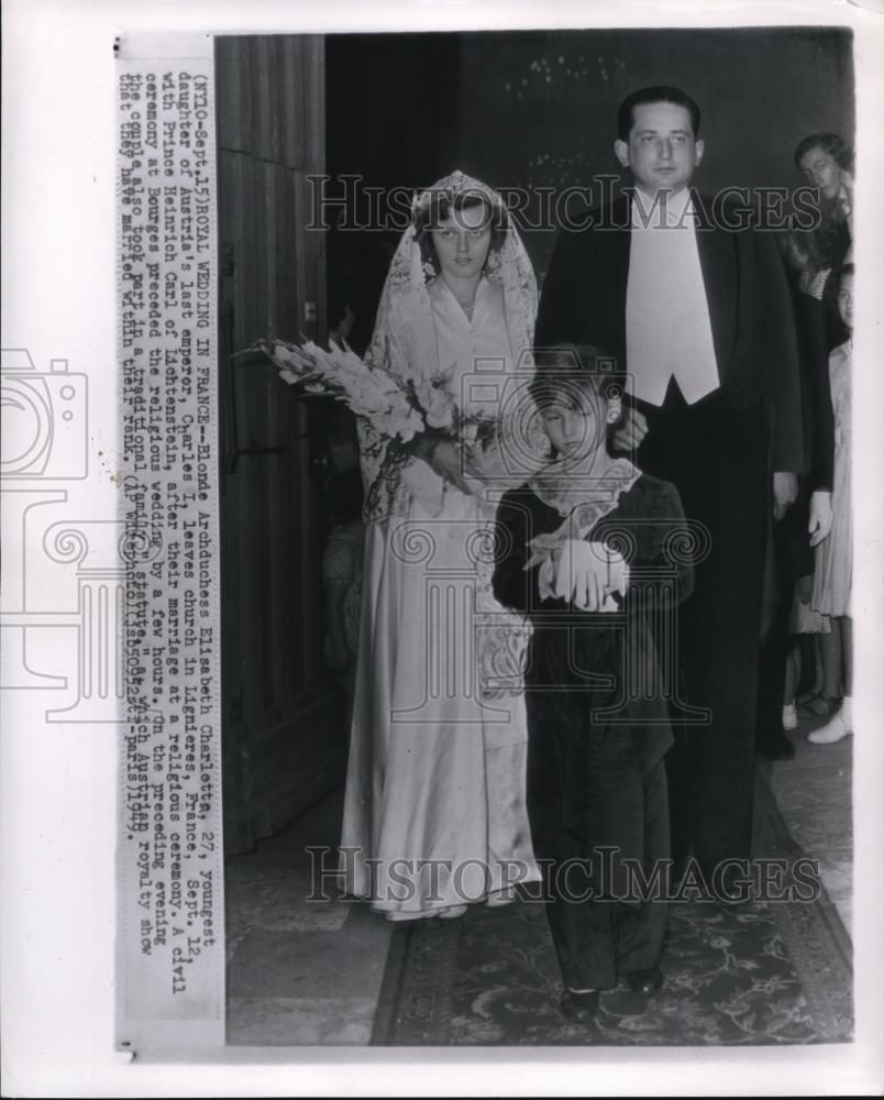 1940 Press Photo The Royal Family of Archduchess Elizabeth Charlotta - Historic Images