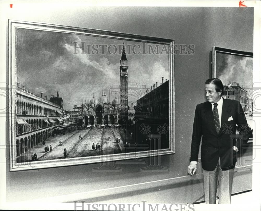 1980 Press Photo Baron Hans Heinrich, Thyssen-Bonemisza - cva43956 - Historic Images