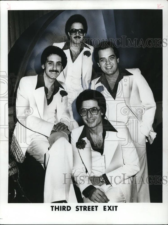1979 Press Photo Ray Lamatrice, Jim Messina, John Belcom of Third Street Exit - Historic Images