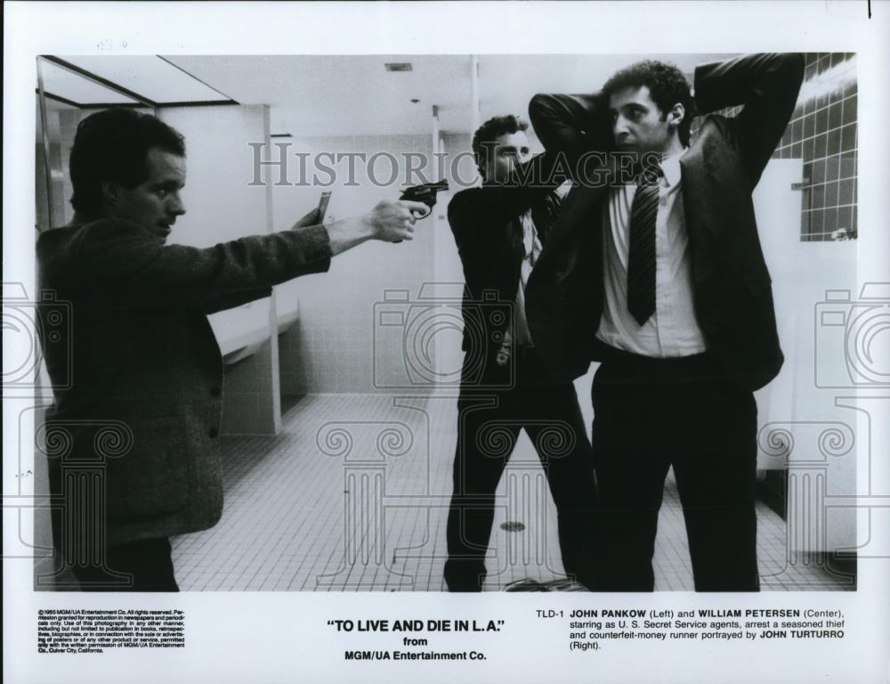 1986 Press Photo To Live And Die In LA John Pankow William Peterson - cvp36600 - Historic Images