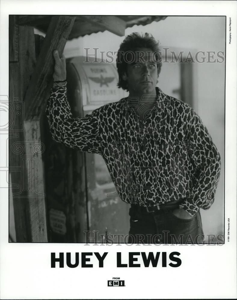 1991 Press Photo Huey Lewis - cvp38188 - Historic Images