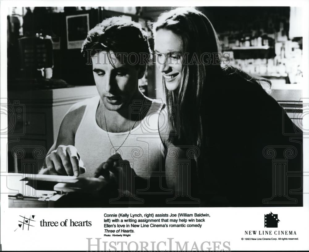 1994 Press Photo Three Of Hearts Kelly Lynch William Baldwin - cvp37569 - Historic Images