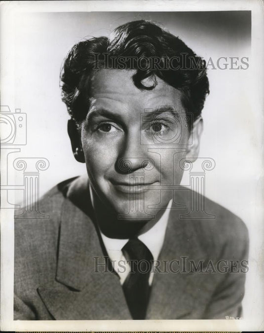 Undated Press Photo Burgess Meredith Theater Guild On The Air - cvp37139 - Historic Images