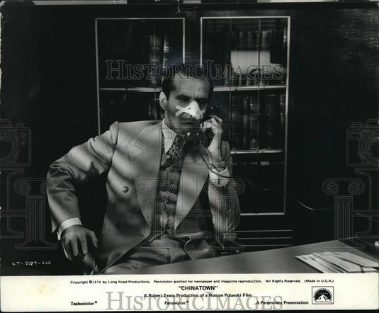1975 Press Photo Jack Nicholson stars as J.J. Gittes in Chinatown - cvp37936 - Historic Images