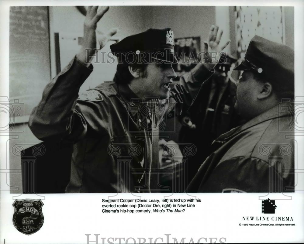 1993 Press Photo Denis Leary &amp; Doctor Dre in Who&#39;s the Man? - cvp35700 - Historic Images