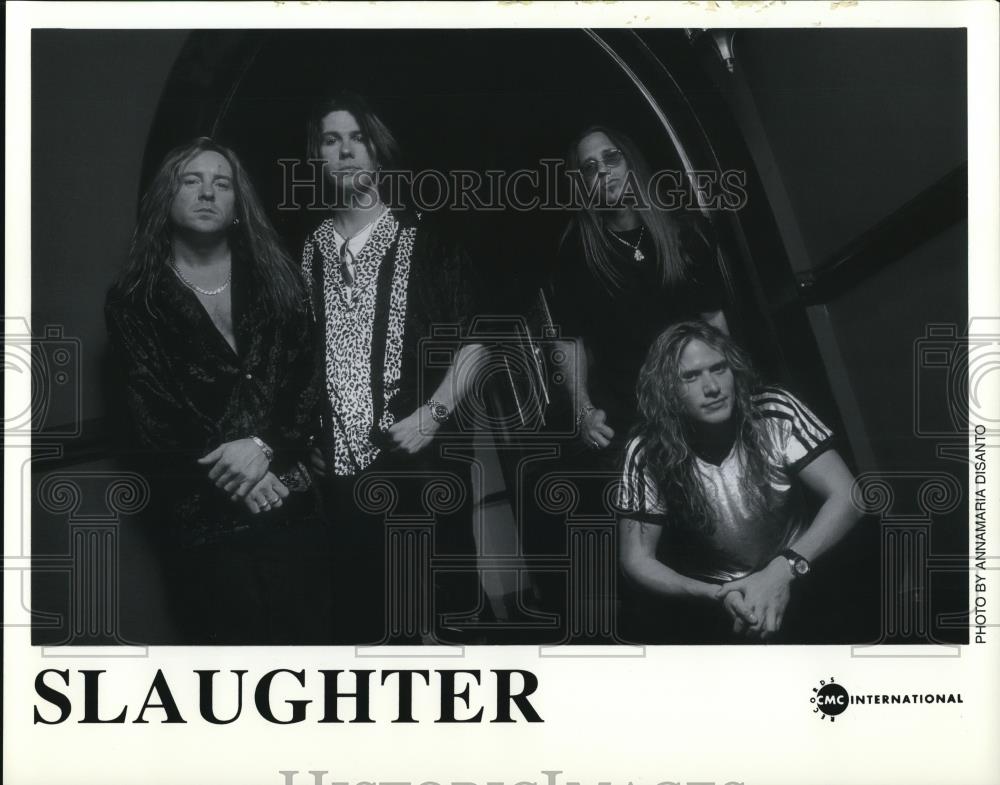 1999 Press Photo Music Group Slaughter - cvp33168 - Historic Images