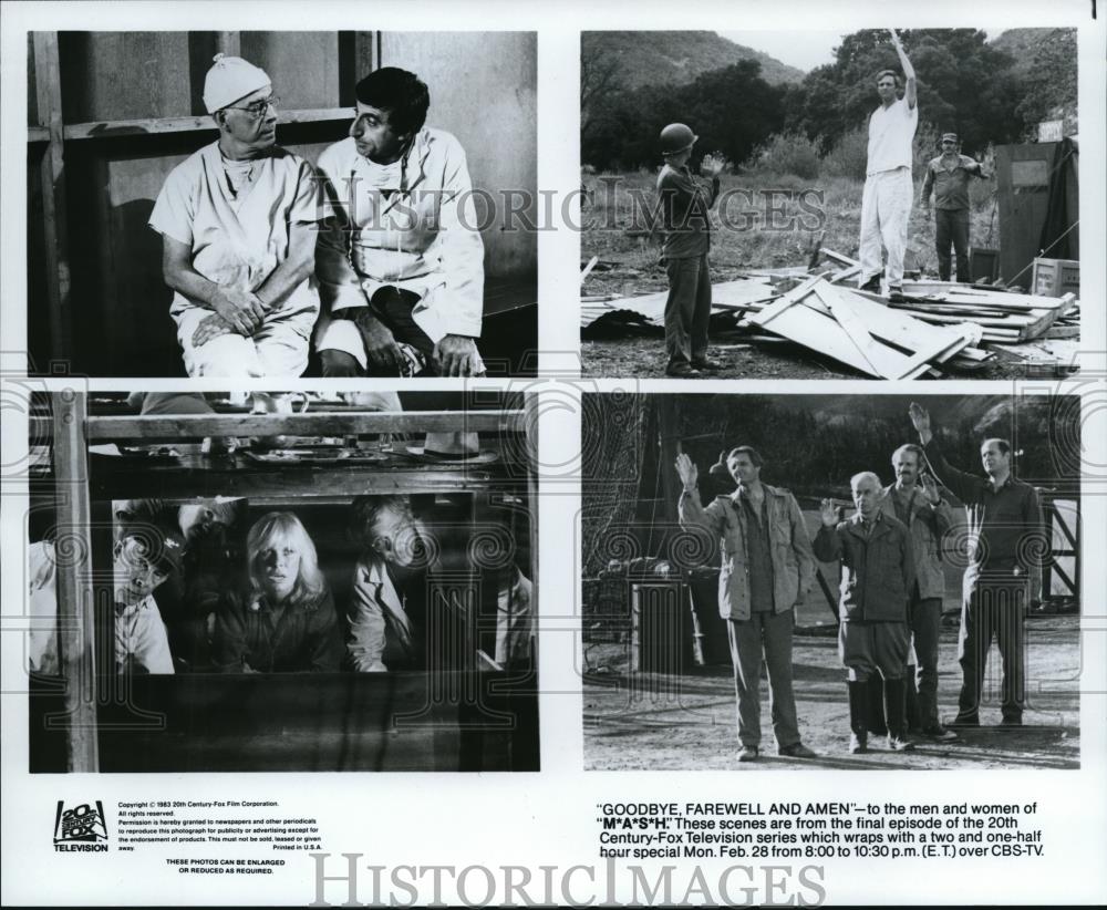 1987 Press Photo Cast of M*A*S*H - cvp39012 - Historic Images