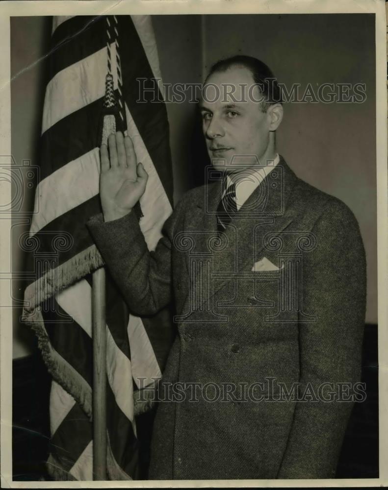 1940 Press Photo Count Fritz Don Von Frederick von Bernstoff Bienner. - Historic Images