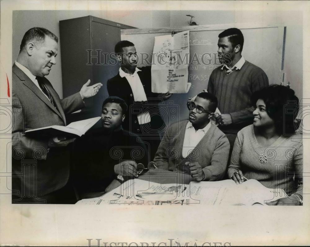 Press Photo Bud Rogers, Douglas McHenry, John Paul Pennyman, Cleveland John - Historic Images