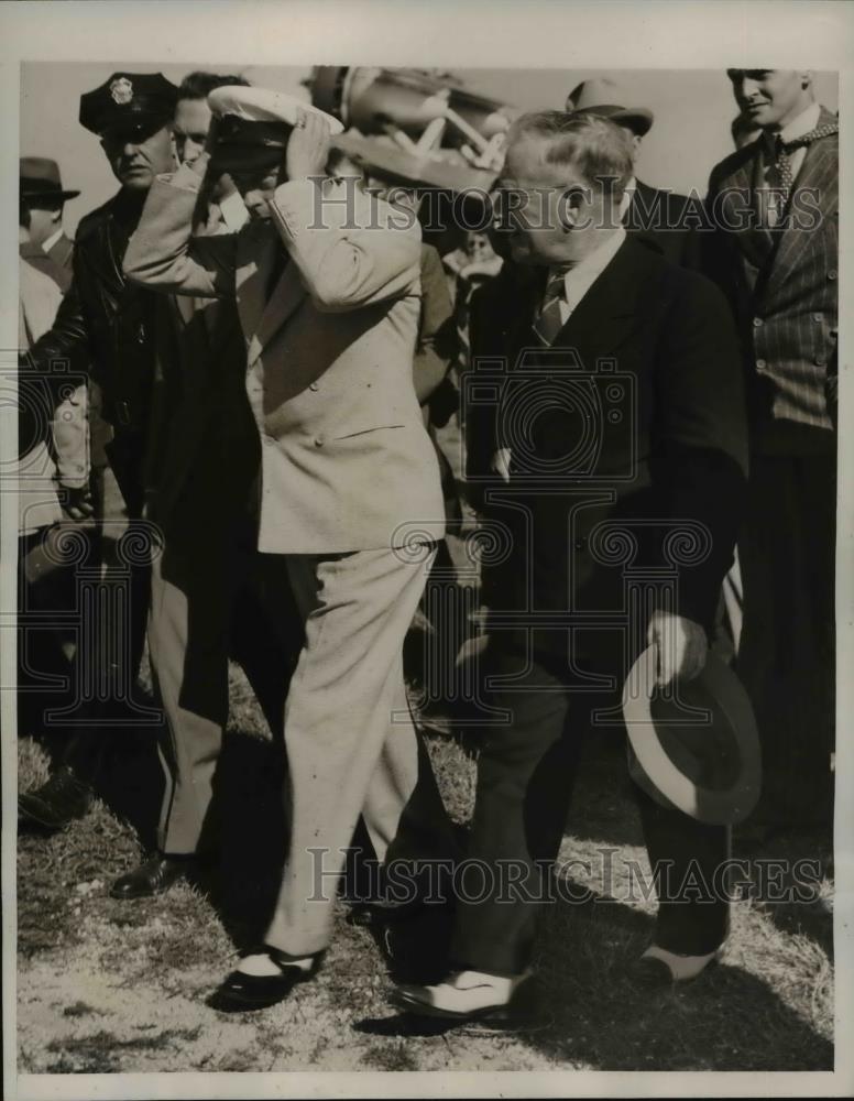 1941 Press Photo Duke of Windsor with Mayor Alexander Orr of Miami in Florida - Historic Images