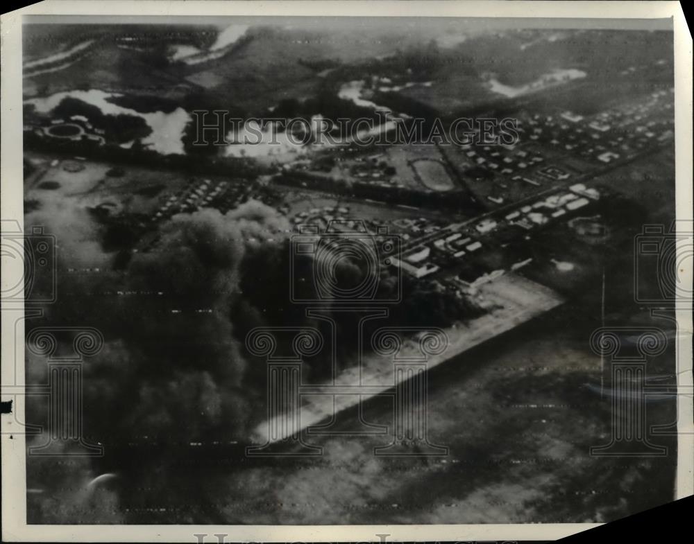 1947 Press Photo Moscow Japanese Airview Taylor Airborne - Historic Images