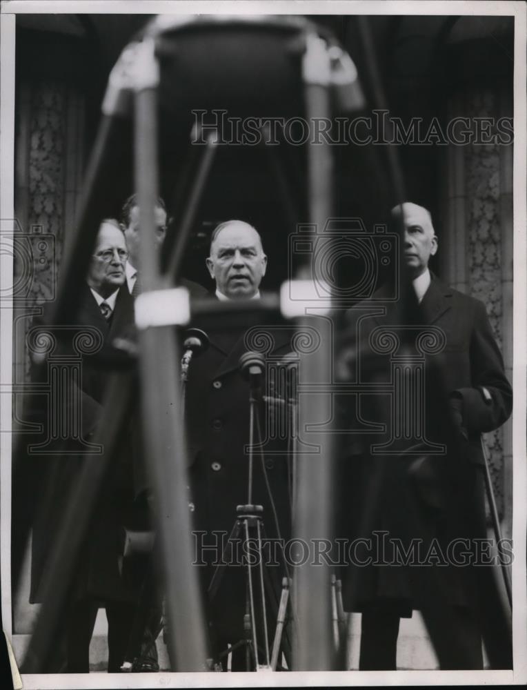 1938 Press Photo Prime Minister MacKenzie King of Canada in Washington DC - Historic Images